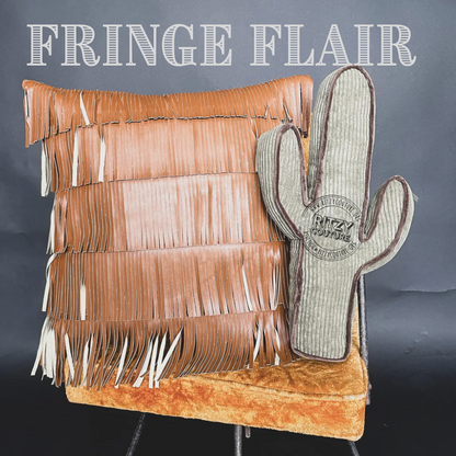 FRINGE FLAIR PILLOW COVER