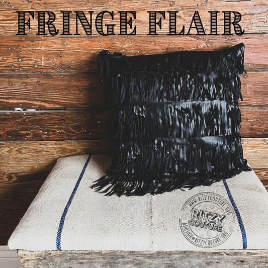 FRINGE FLAIR PILLOW COVER
