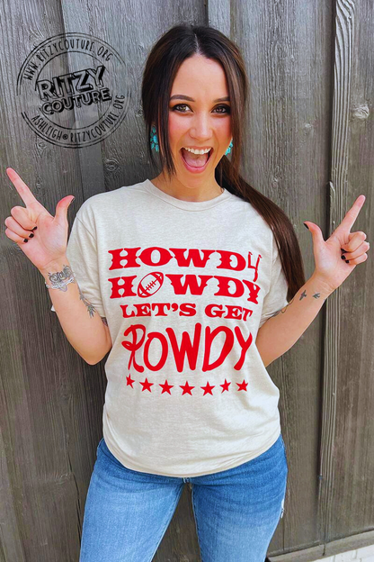 HOWDY HOWDY ..
let’s get ROWDY 🤠🏈